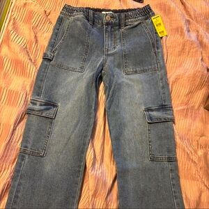 Tilly's/RSO Blue Kids Cargo Jeans